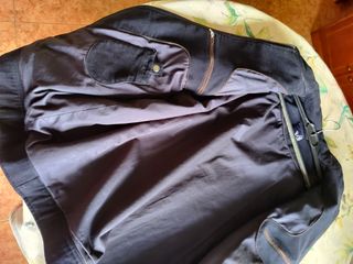 Cazadora hombre ante azul marino, talla XXL