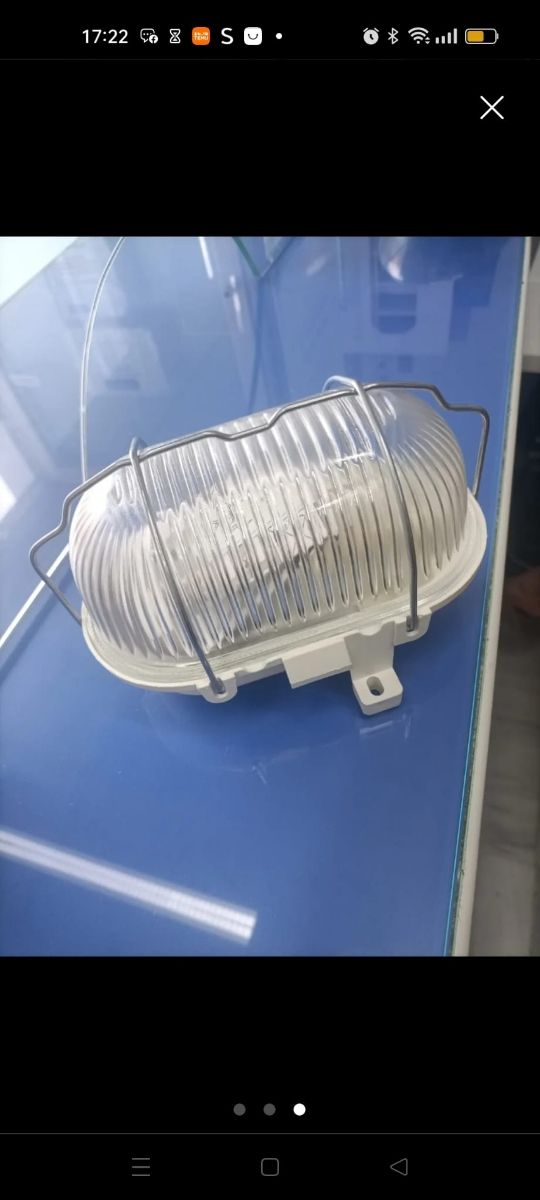 3 Apliques exterior blanco y gris Massive