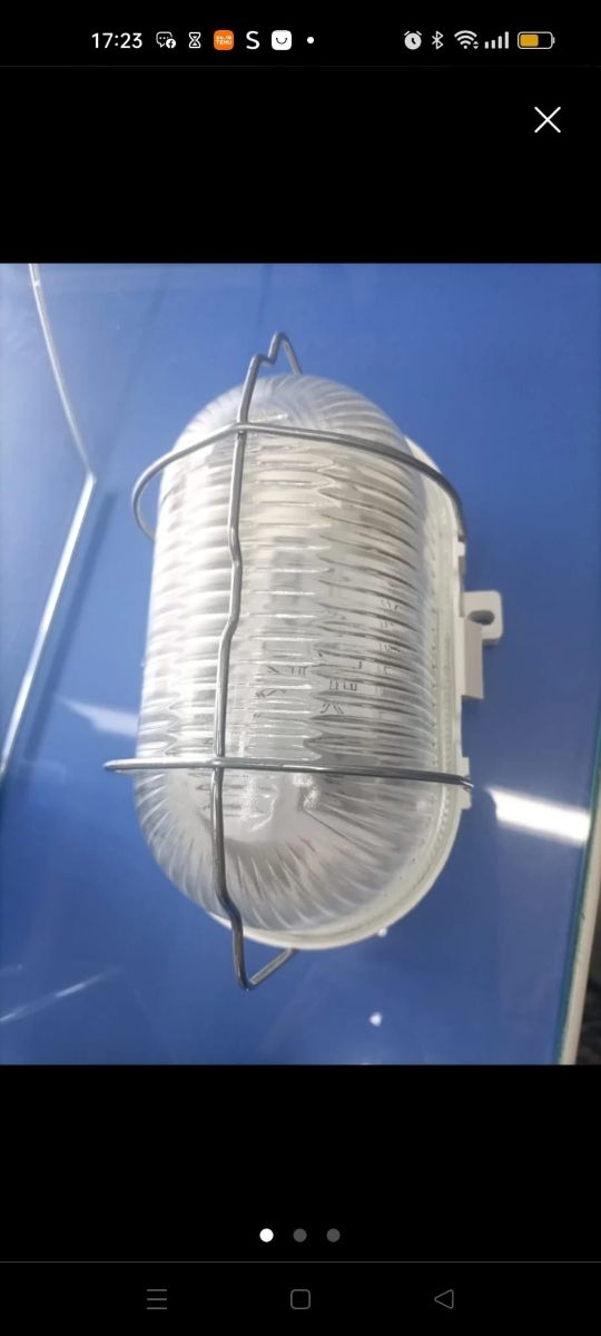 3 Apliques exterior blanco y gris Massive