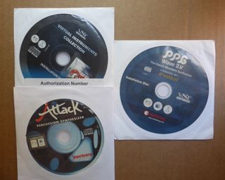 Instrumentos VST CDs originales Steinberg Waldorf
