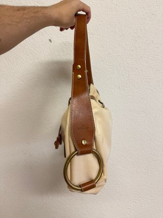 Bolso HOGAN de lona y piel
