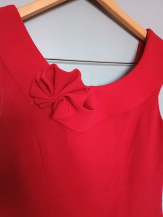 Vestido rojo Calvin Klein talla XS