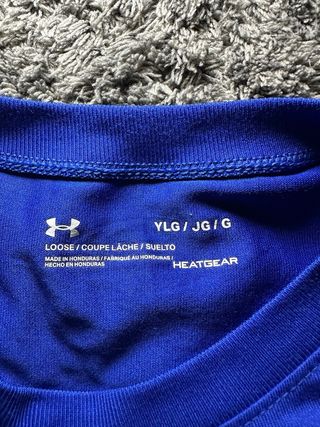 T-Shirt Under Armour Blu YLG (XS)