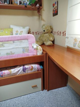 Habitación infantil - Cama nido + escritorio