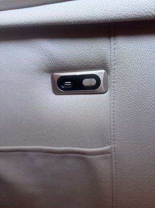 Butaca relax gris - piel sintética