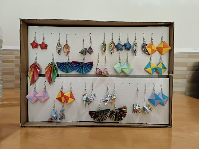 Aretes Origami - Regalos Boda
