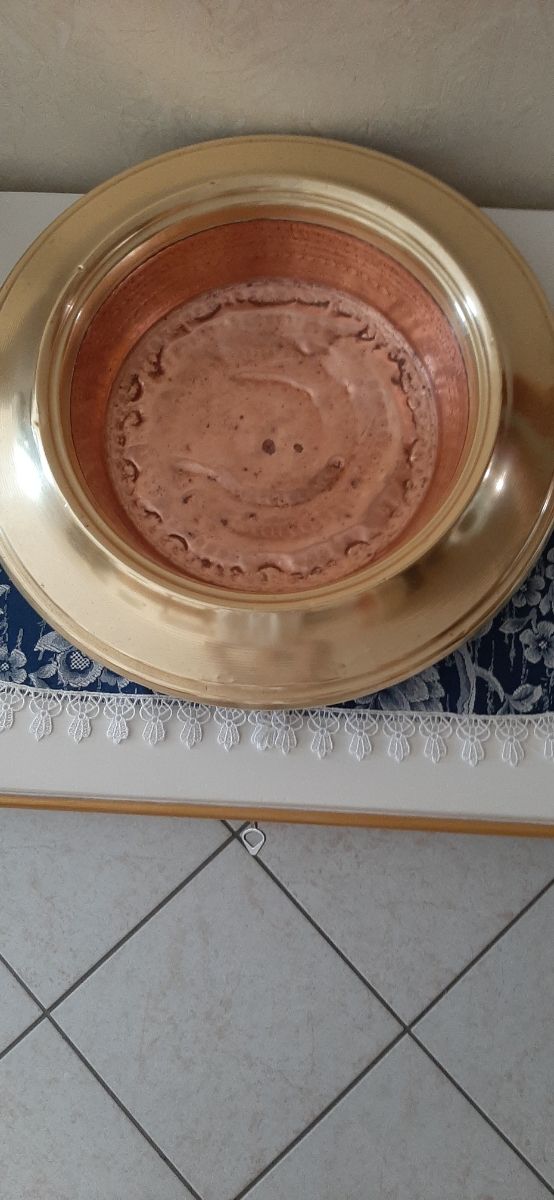 Braciere Ottone/Rame lucido.