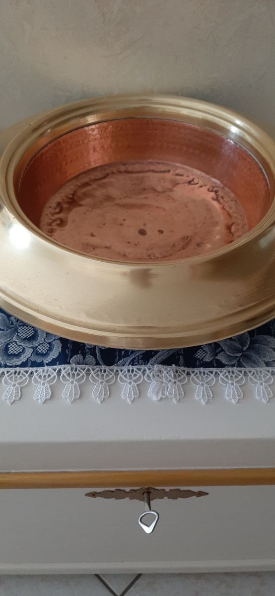 Braciere Ottone/Rame lucido.