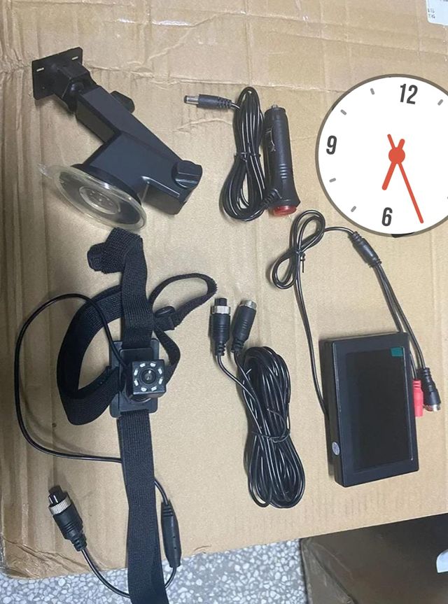 Cámara Coche Bebe + Monitor, HD, 12V , espejo