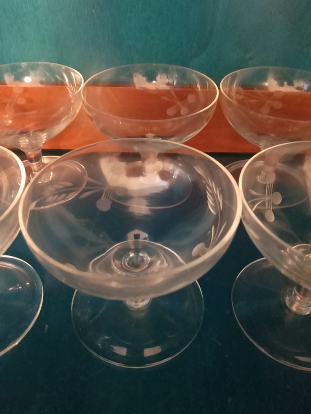 6 Bicchieri Cristallo Trasparente