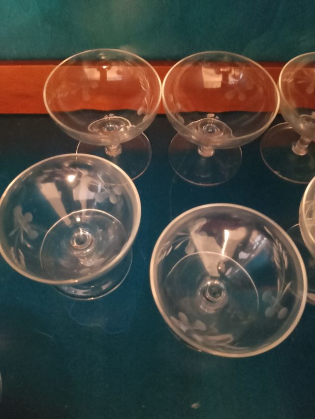 6 Bicchieri Cristallo Trasparente