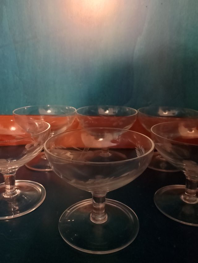 6 Bicchieri Cristallo Trasparente