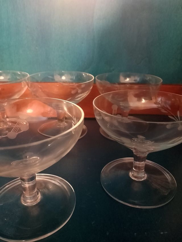 6 Bicchieri Cristallo Trasparente