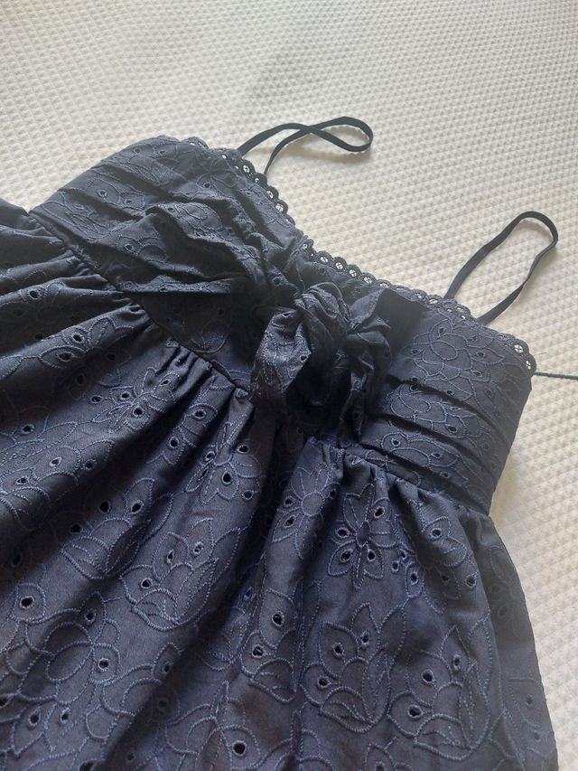 Vestido Naf Naf azul noche