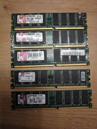 Kingston KVR400 RAM 5uds