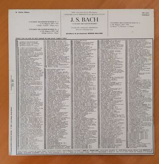 Vinili J.S. Bach Concerti Brandenburghesi