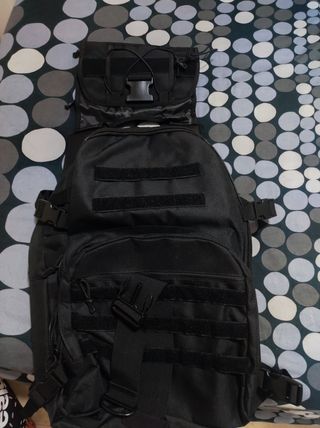 Mochila táctica negra - Resistente