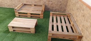 Muebles pallet: Sofá y mesa