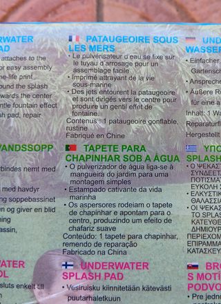 Piscina rociador infantil Bestway 1.65m