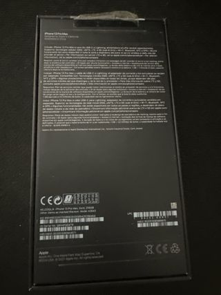 Caja iPhone 13 Pro Max Dorado 256GB