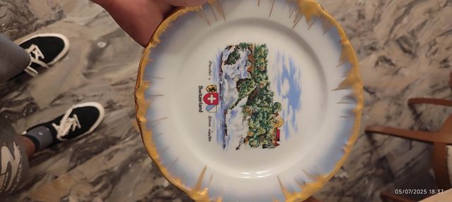 Piatto decorativo Svizzera