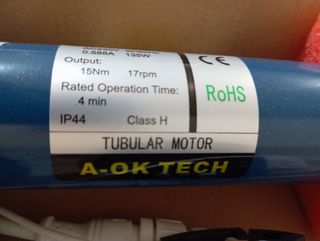 Motor tubular A-OK persiana