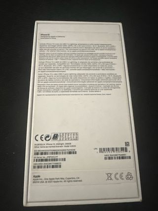 Caja iPhone 13 Midnight 256GB