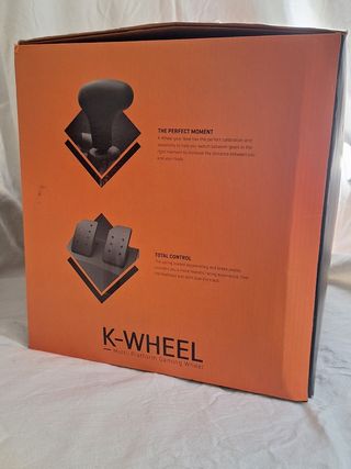Volante y pedales para videojuego K-WHEEL GAMING