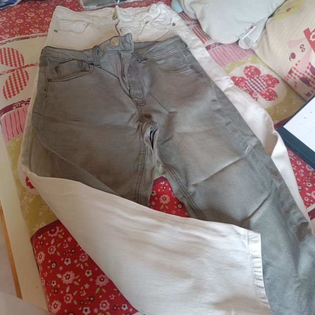 2 Vaqueros pitillo Mango niña talla 10