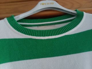 Jersey rayas verde-blanco