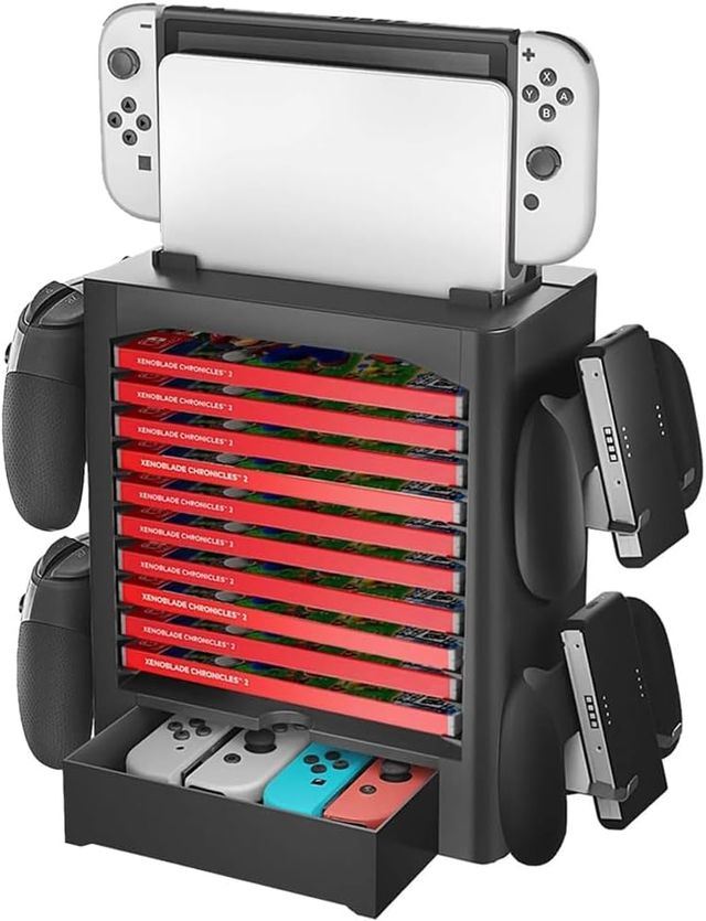 Soporte mandos y juegos Nintendo Switch