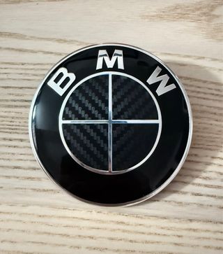 Logo BMW negro carbono Insignia BMW Emblema BMW M