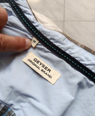 Camicia a quadri, manica corta