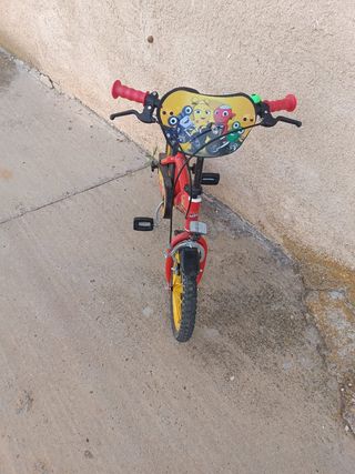 Bicicleta niño 12" roja