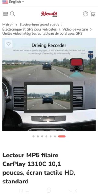 Pantalla Radio Coche 10 pulgadas GPS CarPlay