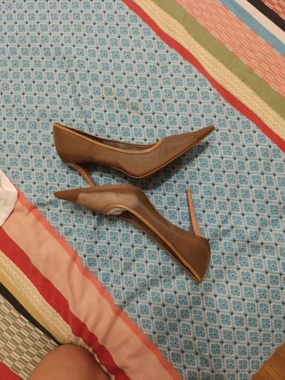 Tacones Zara marrón
