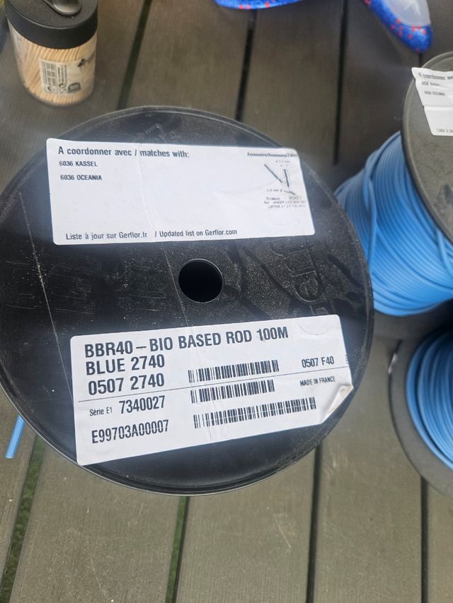 Filamento PLA Azul 3D - 5 rollos