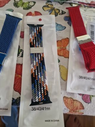 3 correas Apple Watch 38/40/41mm