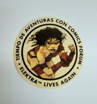 9cm May 1991 BCN Saló del Cómic Giveaway Sticker