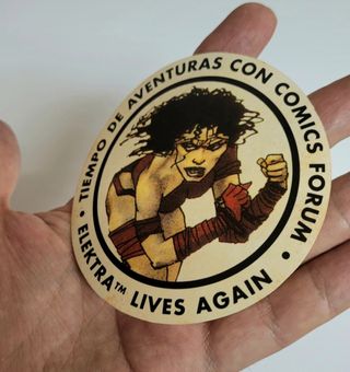 9cm May 1991 BCN Saló del Cómic Giveaway Sticker