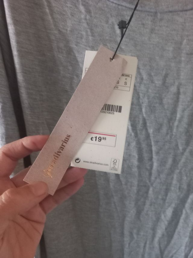 Vestito lungo grigio