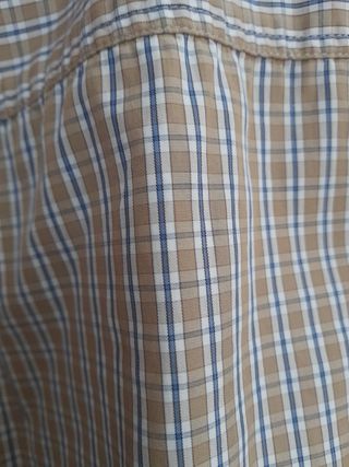 Camisa hombre caramelo marrón beige