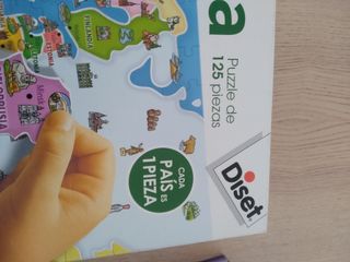 Puzzle Europa 125 piezas Disset
