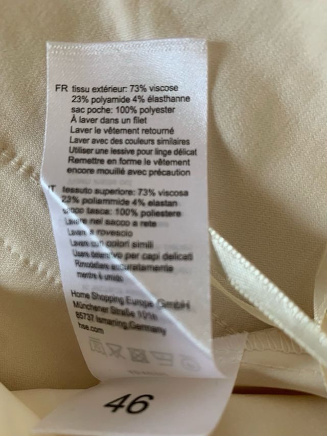 Pantaloni Alfredo Pauly panna