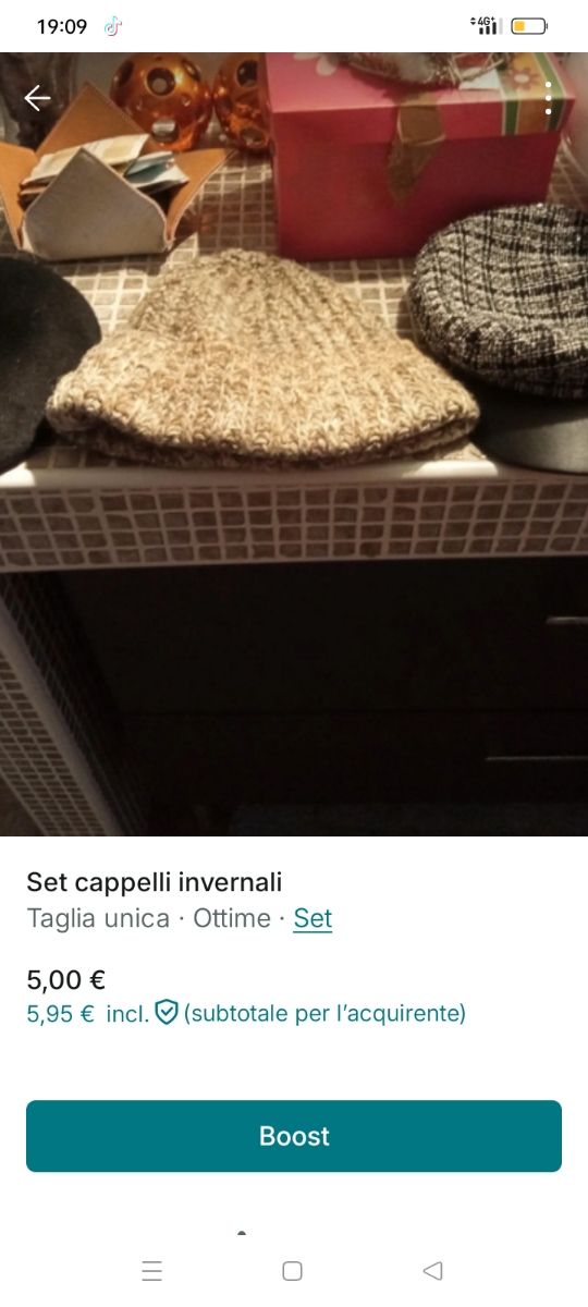 Cappelli invernali - beige, grigio