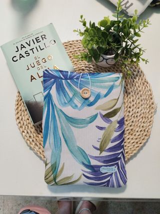 Funda libros - Azul, Morado