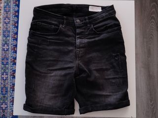 Bermuda negra hombre - Pantalones cortos