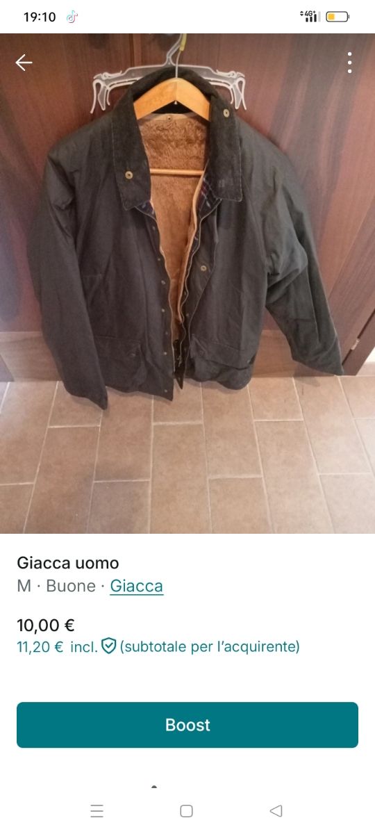 Giacca Uomo Invernale Tg.M
