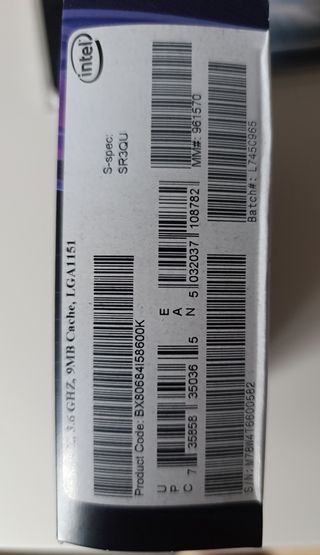 Intel Core i5-8600K - Procesador 6 núcleos