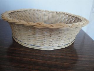 Cesta mimbre redonda - Beige
